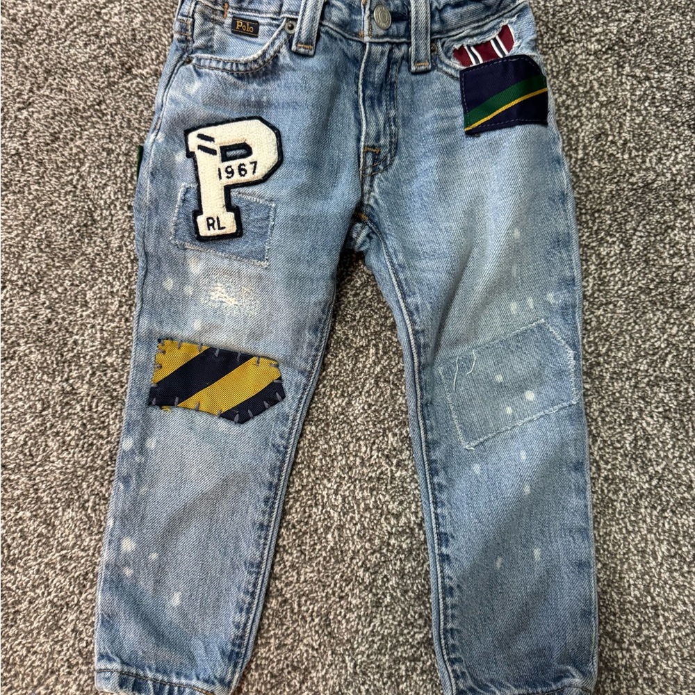 Ralph Lauren Light Blue Denim with Green Patch 67